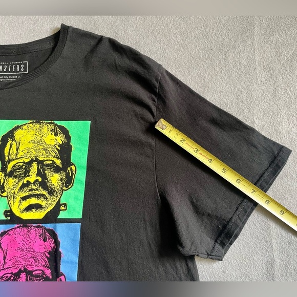 Universal Studios Monsters Frankenstein Men’s T-Shirt Black Size XXL - Picture 4 of 6